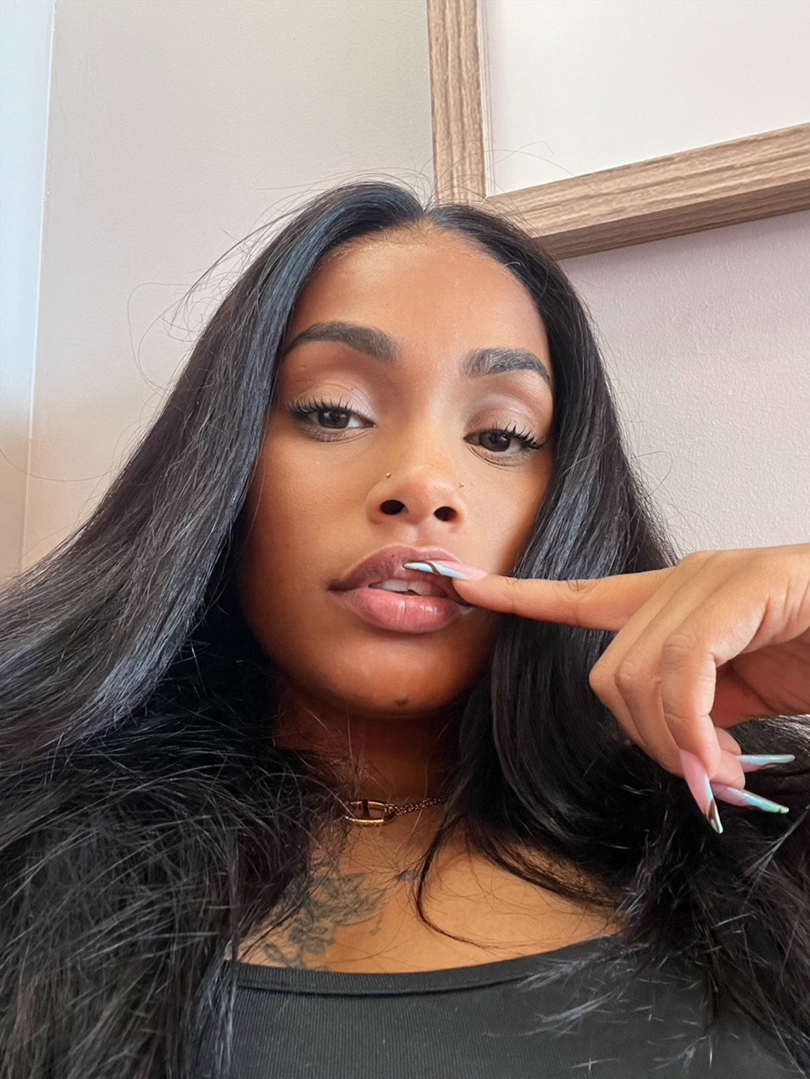 Lace wig transparent